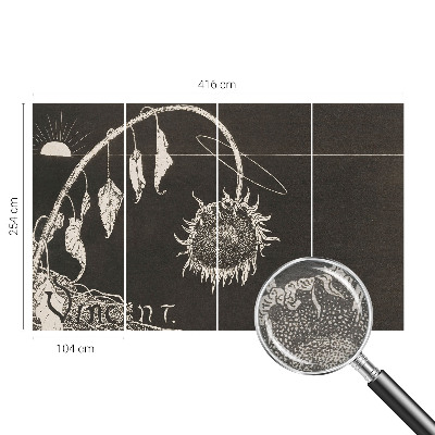 Mural fotográfico Girassol nostálgico