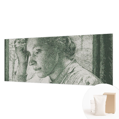 Papel de parede decorativo Mulher reflexiva