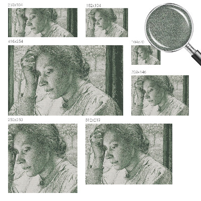 Papel de parede decorativo Mulher reflexiva