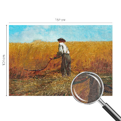 Mural de fotos na parede Colheita ao sol