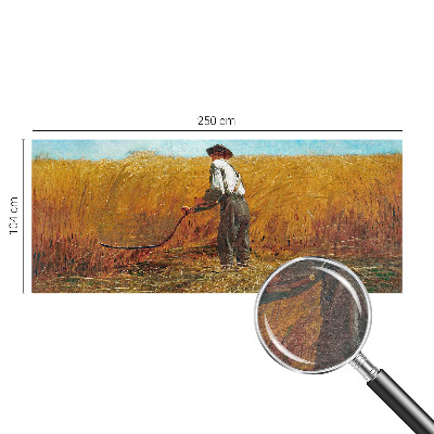 Mural de fotos na parede Colheita ao sol