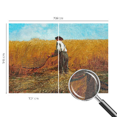 Mural de fotos na parede Colheita ao sol