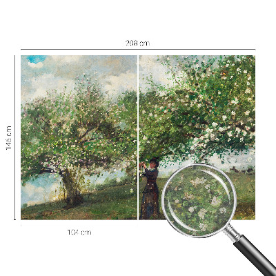 Papel de parede para sala Cena de primavera