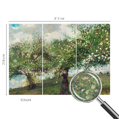 Papel de parede para sala Cena de primavera