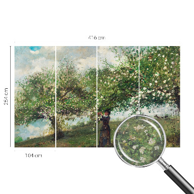 Papel de parede para sala Cena de primavera
