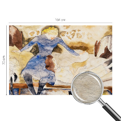 Papel de parede decorativo Paz feminina