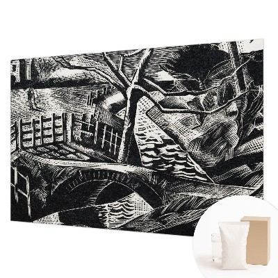 Mural de fotos na parede Paisagem arquitetônica