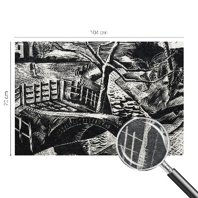 Mural de fotos na parede Paisagem arquitetônica