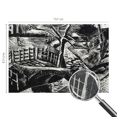 Mural de fotos na parede Paisagem arquitetônica