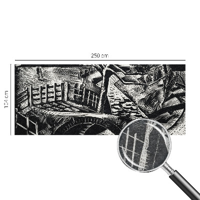 Mural de fotos na parede Paisagem arquitetônica