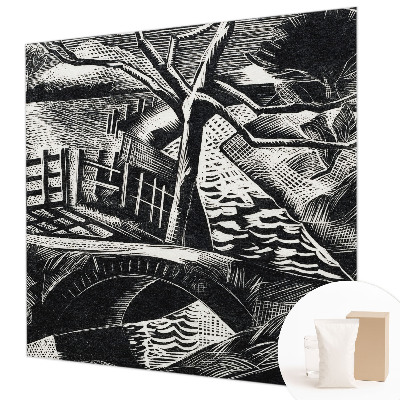 Mural de fotos na parede Paisagem arquitetônica