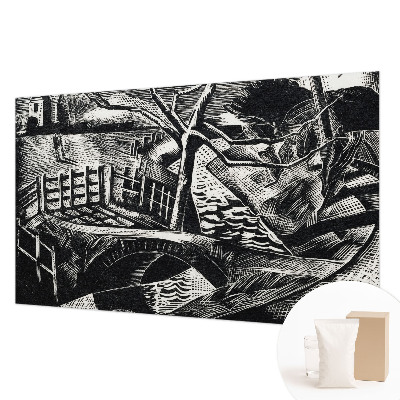 Mural de fotos na parede Paisagem arquitetônica