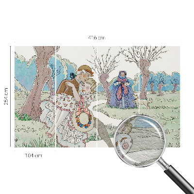 Papel de parede fotográfico Cena romântica