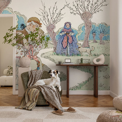 Papel de parede fotográfico Cena romântica