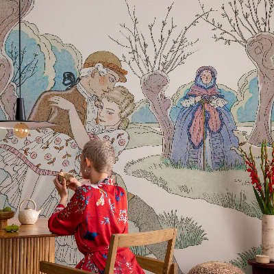 Papel de parede fotográfico Cena romântica