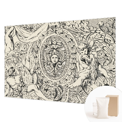 Papel de parede para sala Uma profusão de ornamentos