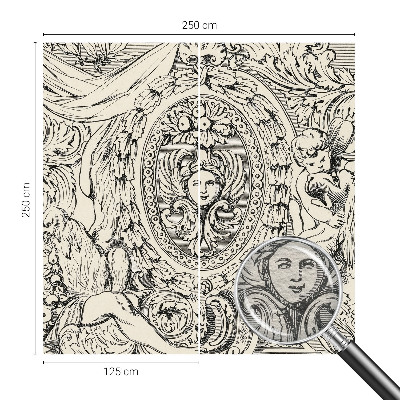 Papel de parede para sala Uma profusão de ornamentos