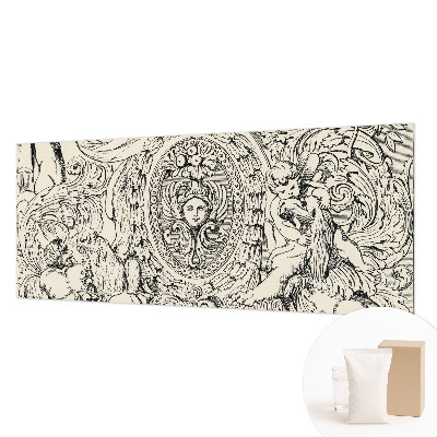 Papel de parede para sala Uma profusão de ornamentos