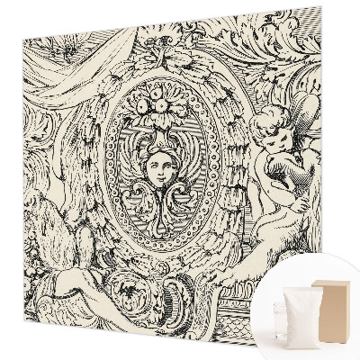 Papel de parede para sala Uma profusão de ornamentos