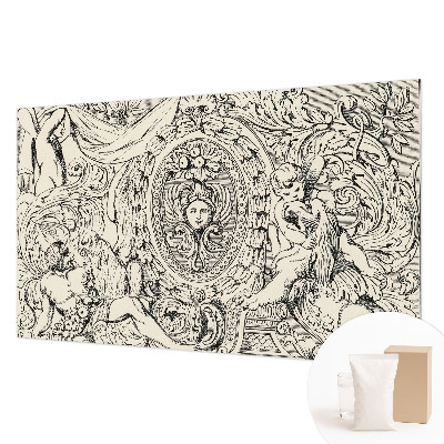 Papel de parede para sala Uma profusão de ornamentos