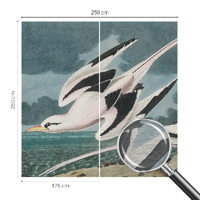 Papel de parede para quarto Pássaros à beira-mar