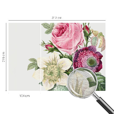 Papel de parede decorativo Buquê de flores