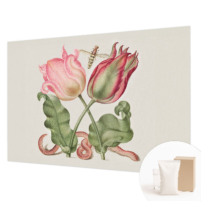Papel de parede para quarto Beleza da tulipa