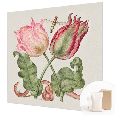 Papel de parede para quarto Beleza da tulipa