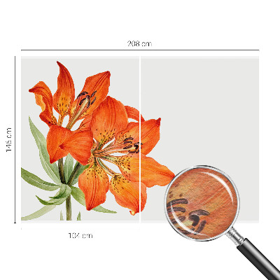 Mural de parede Lírio laranja