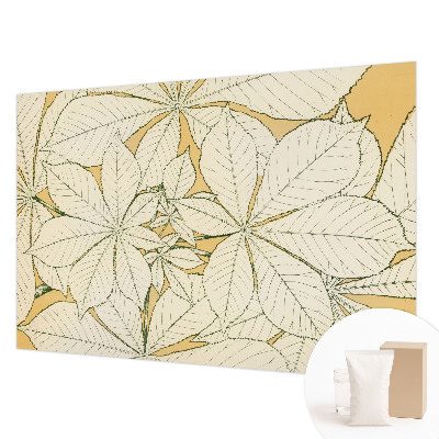 Papel de parede fotográfico Folhas de castanheiro