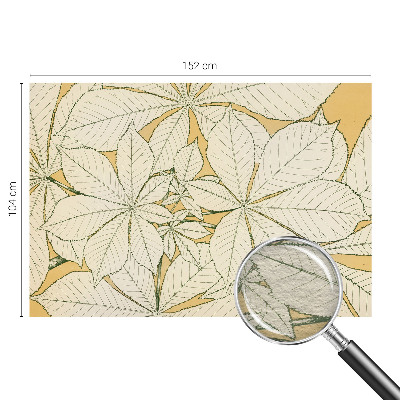 Papel de parede fotográfico Folhas de castanheiro