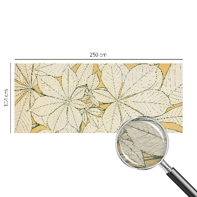Papel de parede fotográfico Folhas de castanheiro