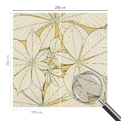 Papel de parede fotográfico Folhas de castanheiro