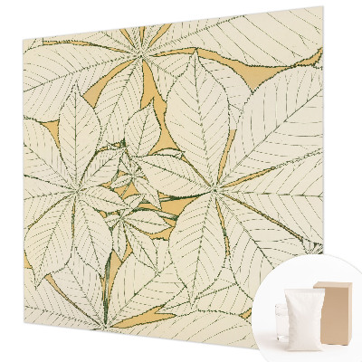 Papel de parede fotográfico Folhas de castanheiro