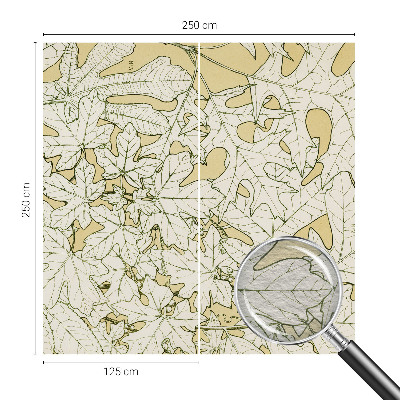 Fotomural Folhas de árvore