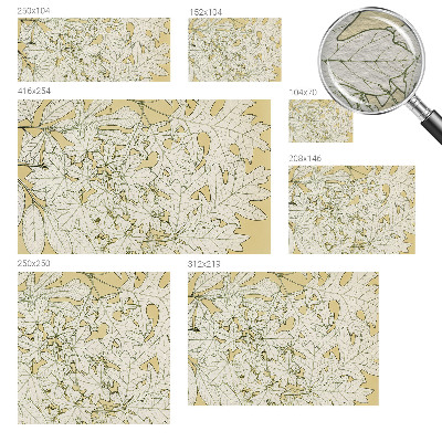 Fotomural Folhas de árvore