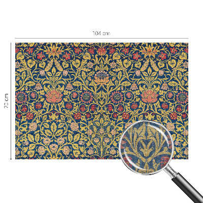Papel de parede para sala Estampa floral