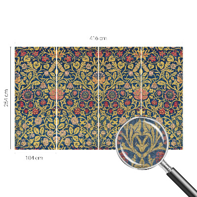 Papel de parede para sala Estampa floral