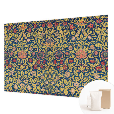 Papel de parede para sala Estampa floral