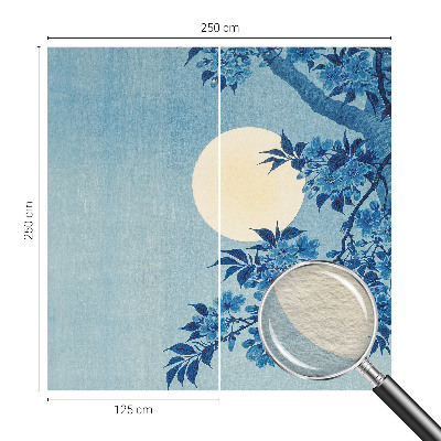 Papel de parede para quarto Lua das Flores