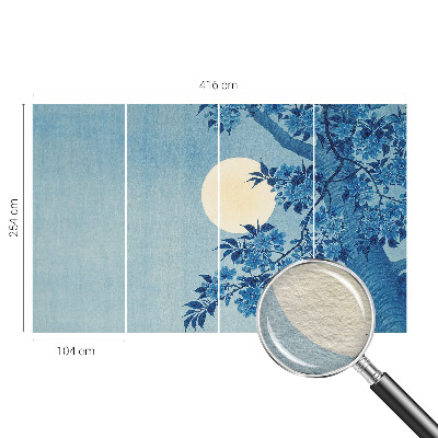 Papel de parede para quarto Lua das Flores