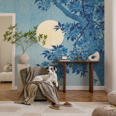 Papel de parede para quarto Lua das Flores