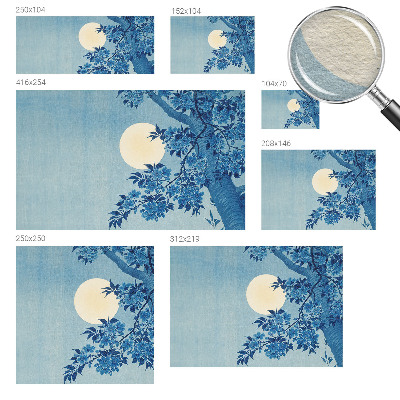 Papel de parede para quarto Lua das Flores