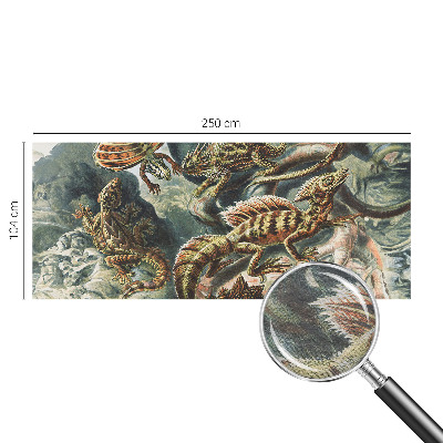 Mural de fotos na parede Répteis exóticos