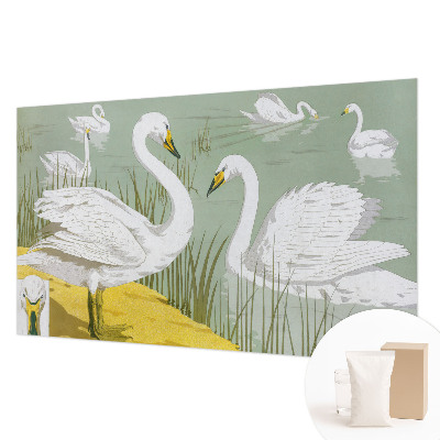 Papel de parede decorativo Lago dos Cisnes