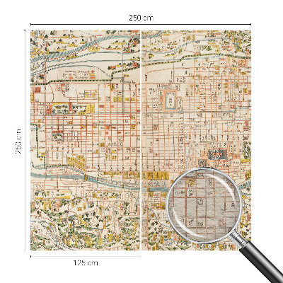 Mural de parede Mapa antigo