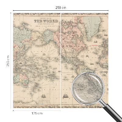 Fotomural Mapa histórico