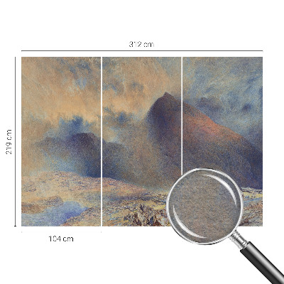 Mural de fotos na parede Paisagem montanhosa