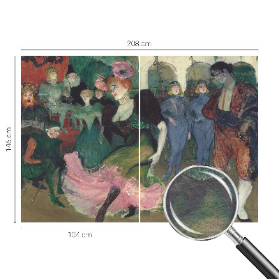 Mural fotográfico dança de salão