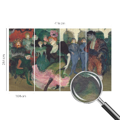 Mural fotográfico dança de salão